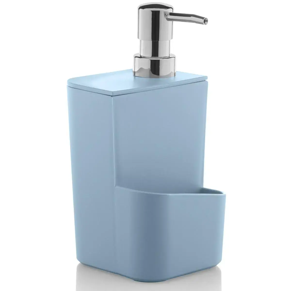 Dispenser Para Detergente E Esponja 650ml Porta Detergente Azul Glacial OU