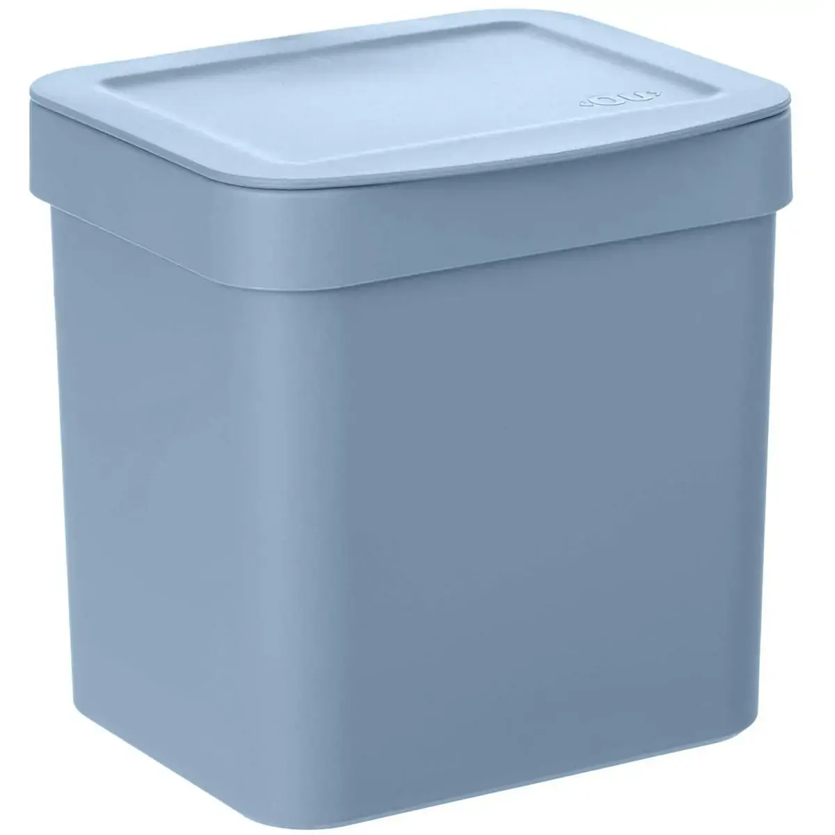 Lixeira Para Pia De Cozinha 2,5L Lixeira Compacta De Plástico Azul Glacial OU