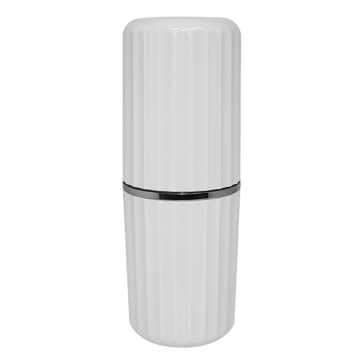 Porta Escova Dental Branco Fechado Martiplast Groove