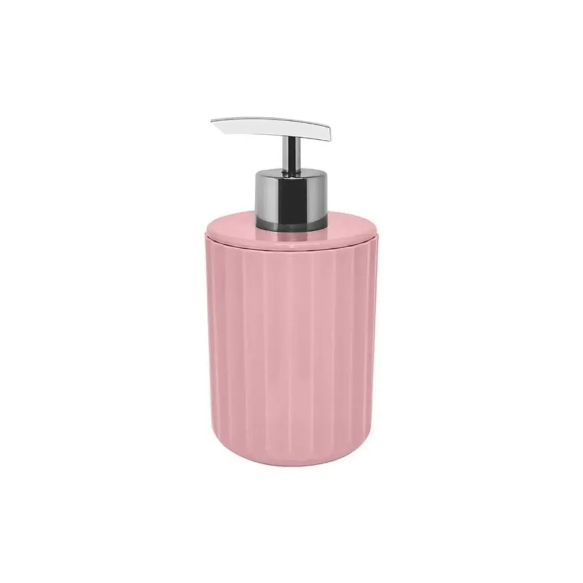 Porta Sabonete Líquido 400 ml Groove Rosa Quartz Martiplast