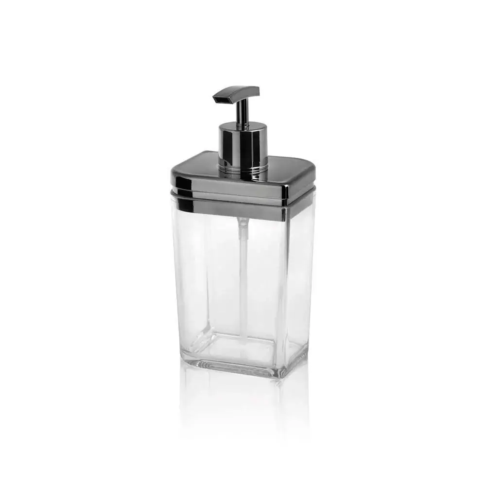 Porta Sabon.liq.cromo Ou Natural