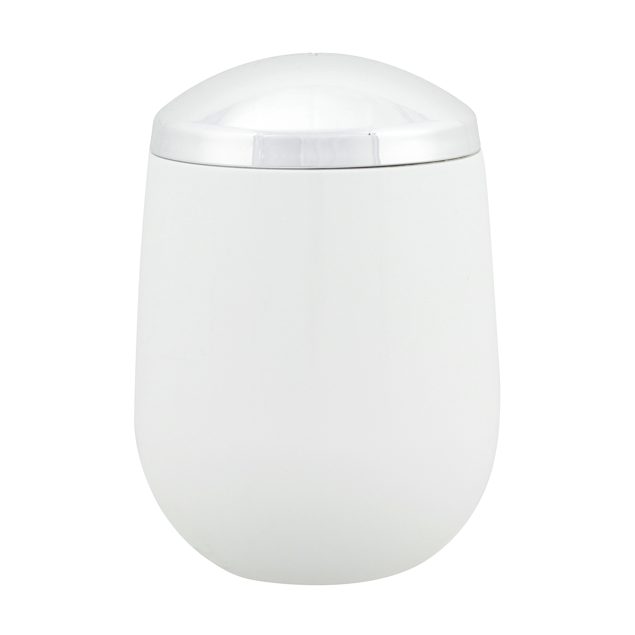 Porta Algodão Cotonete Pote Para Pia Banheiro Bancada Belly Branco