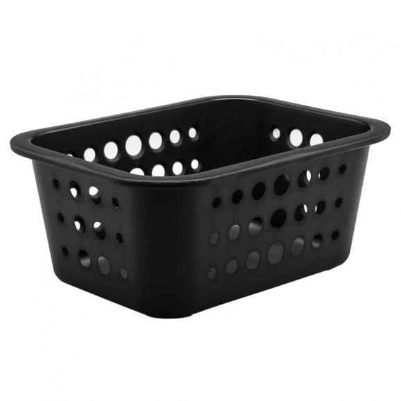 Caixa Organizadora Organize Bancada Cesto De Plástico 1,5l Preto