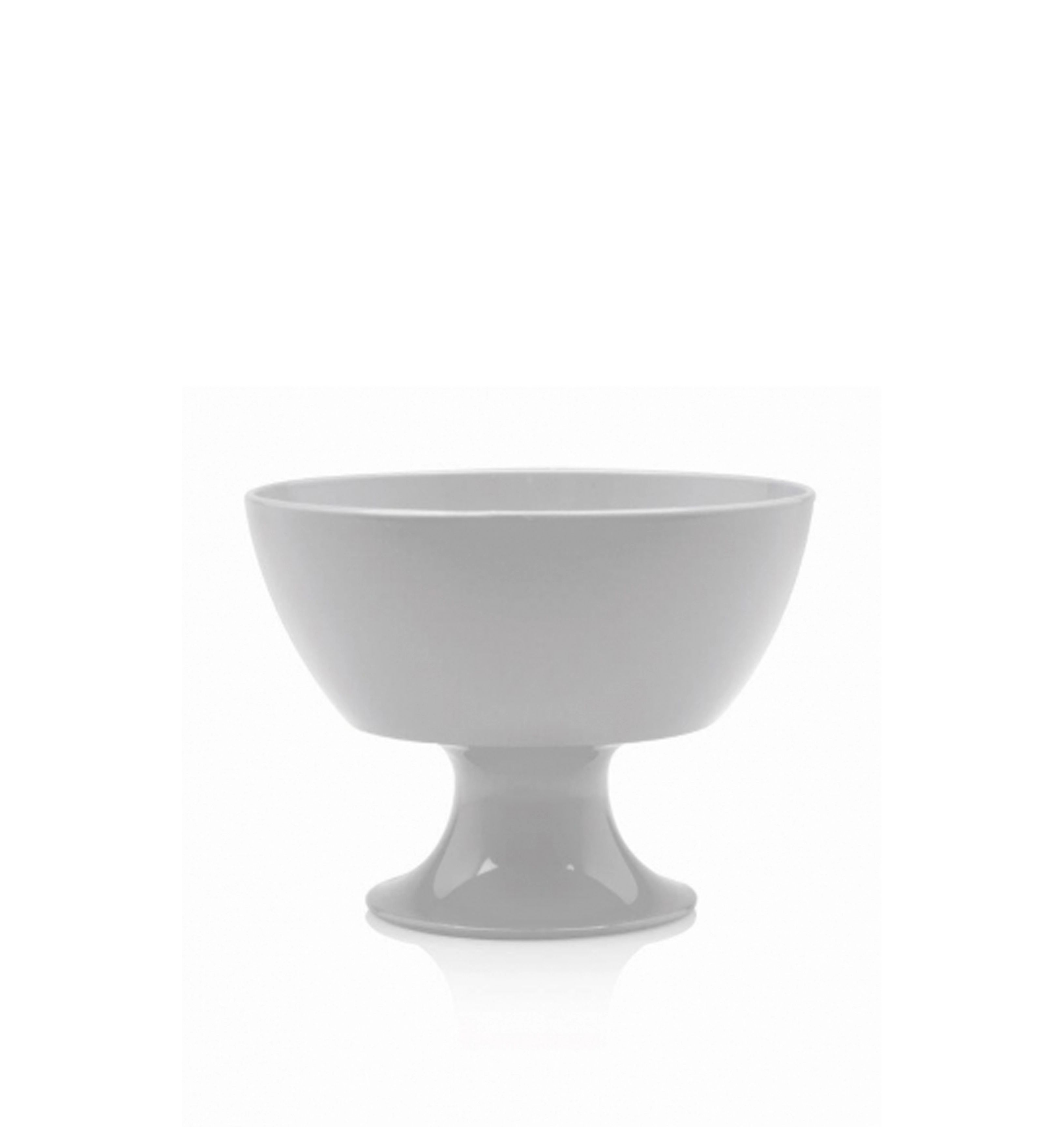 Taça Para Sobremesa Luna 300ml Pote Prato De Sobremesa Branco