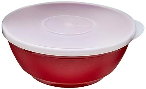 Saladeira C Tampa Ou Luna Vermelho 1,8l