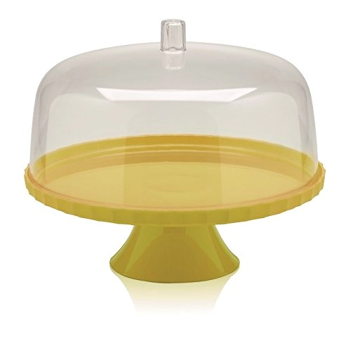 Boleira Ou 25cm C/base Amarela