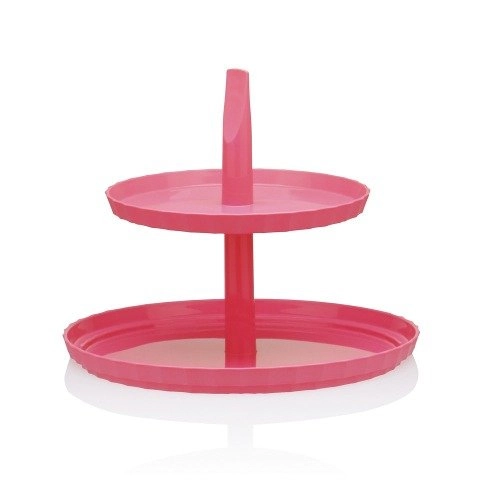 Porta Doces Duplo Ou Rosa