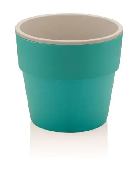 Vaso Ou C/aro Azul Grande