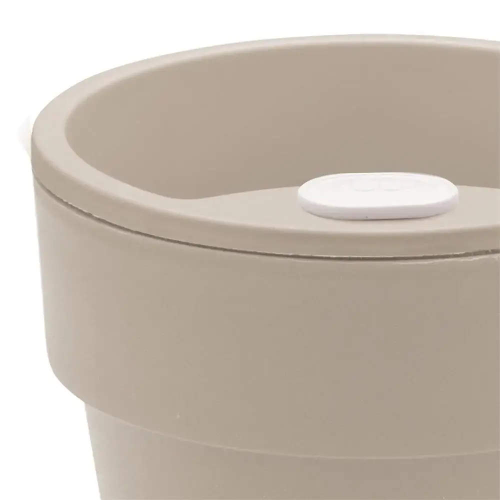 Vaso Autoirrigável 10x12,5cm Bege Fechado