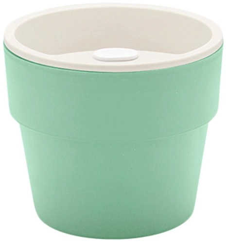 Vaso Auto Irrigável M Horta Vasos Para Plantas Tempero Flores Verde Menta