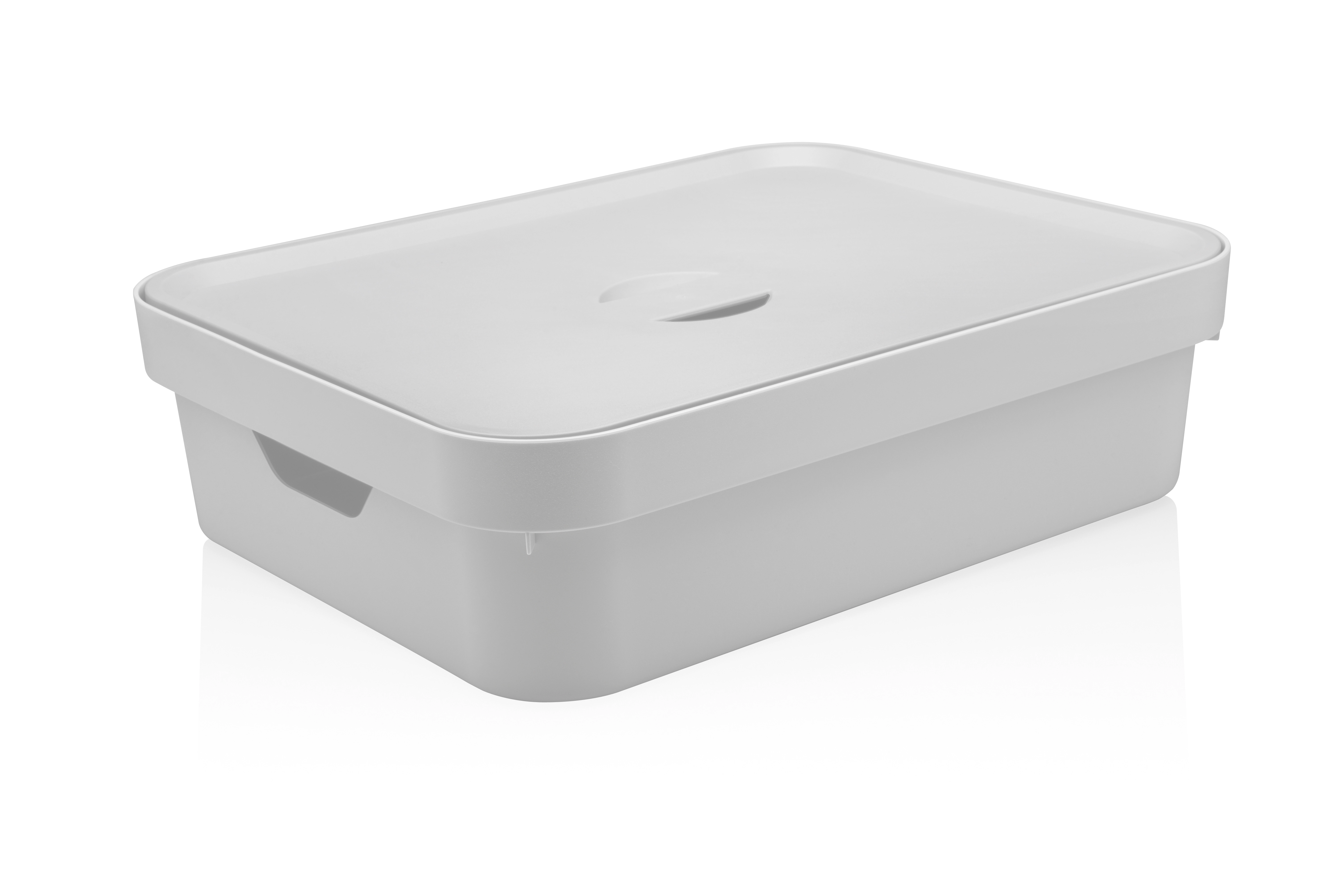 Caixa Organizadora 16L Caixa Plastica Cesto Organizador Cube Branco
