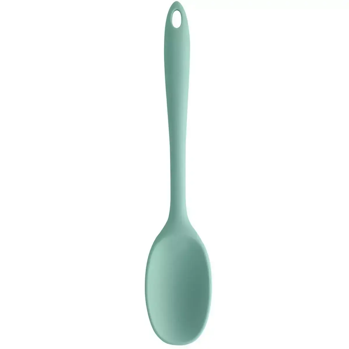 Colher Silicone Utensílio De Cozinha Arroz Fritar Mexer Ou Verde Menta