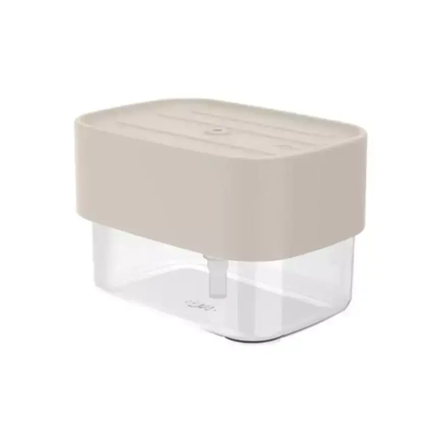 Dispenser Para Detergente Porta Esponja Sabão Líquido Trium 550ml Bege Ou