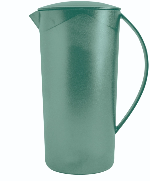 Jarra Redonda Cristal 2l Verde Cactus Ou