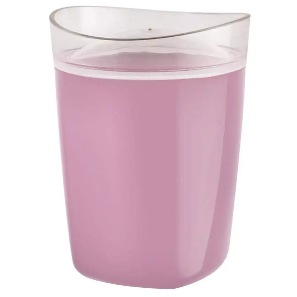 Porta Algodão Pote Porta Cotonete Acessório Banheiro Organizador Pia Para Banheiro Rosa Quartzo
