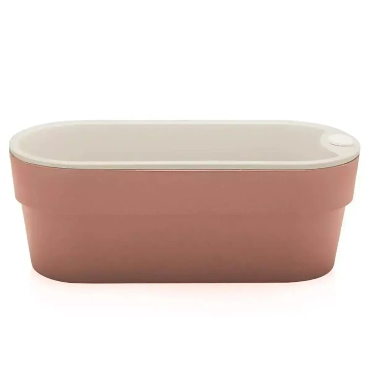 Vaso Autoirrigável Planta Tempero Jardim Horizontal Hortinha Terracota