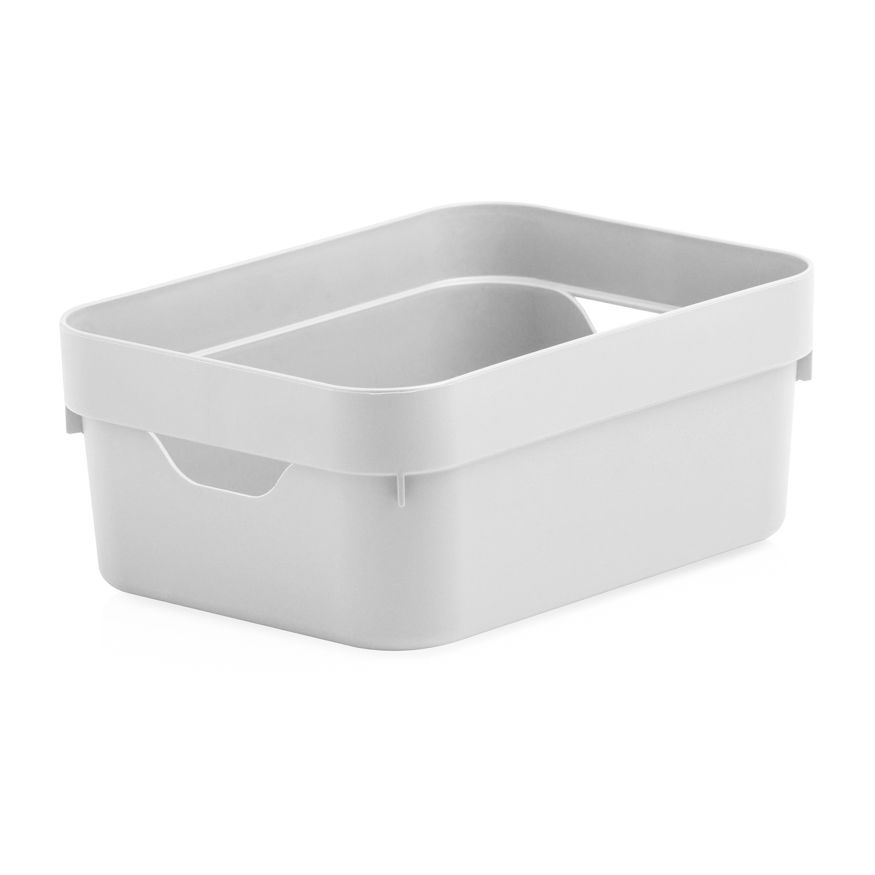 Caixa Organizadora Cesto Organizador 2 Litros Para Closet Brinquedos Branco