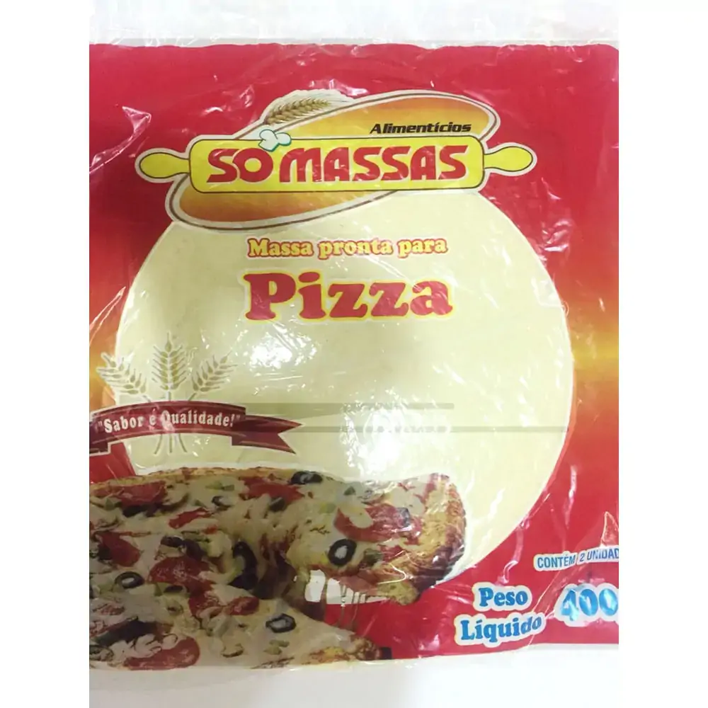 Massa P/ Pizza So Massas C/2 400grs
