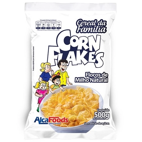 Cereal Da Familia Alcafoods Corn Flakes 500gr