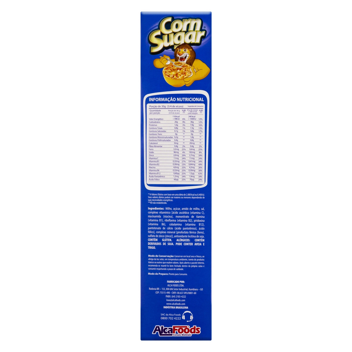 Cereal Mat.alcafoods Corn Ch.gts T.