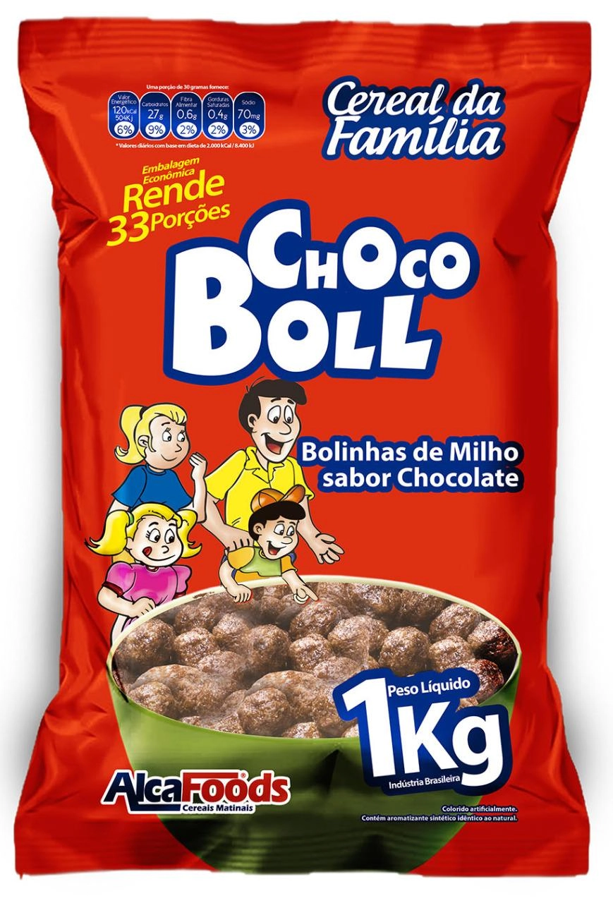 Cereal Alca Foods 1kg Choco Boll