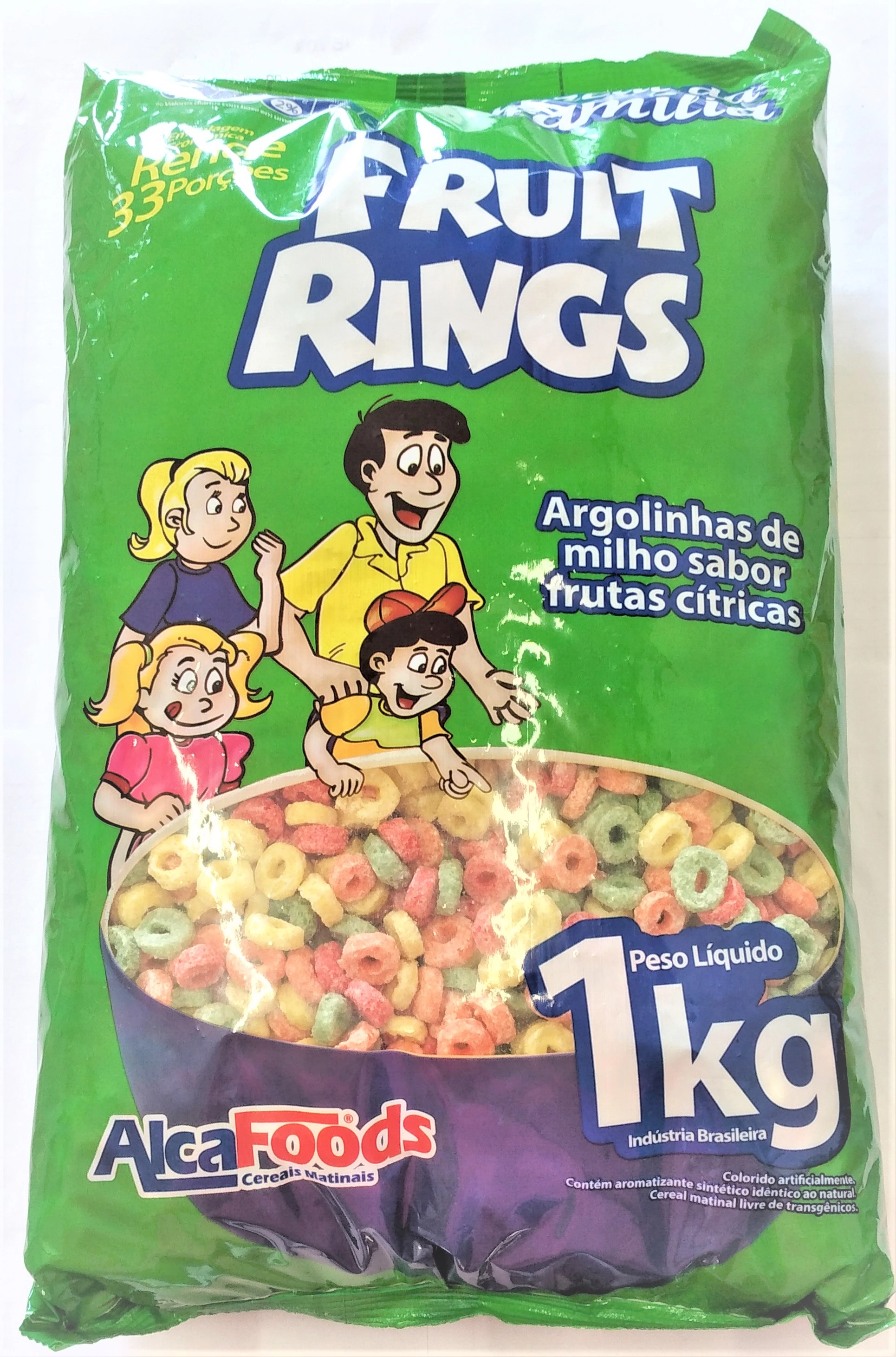 Cereal Alcafoods 1kg Fruit Rings
