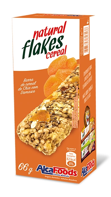 Barra De Cereal Com Chia E Damasco Display 4 X 24 X 22 Gr