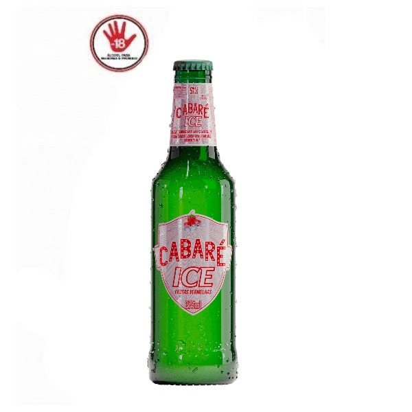 Bebida Mista Alcoólica Frutas Vermelhas Cabaré Ice Garrafa 275ml