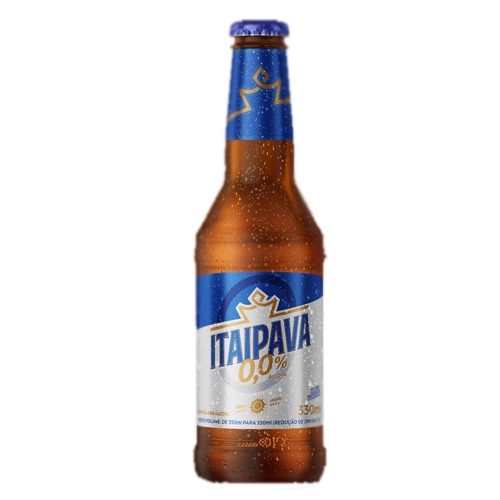 Cerveja Pilsen Zero álcool Itaipava Garrafa 330ml