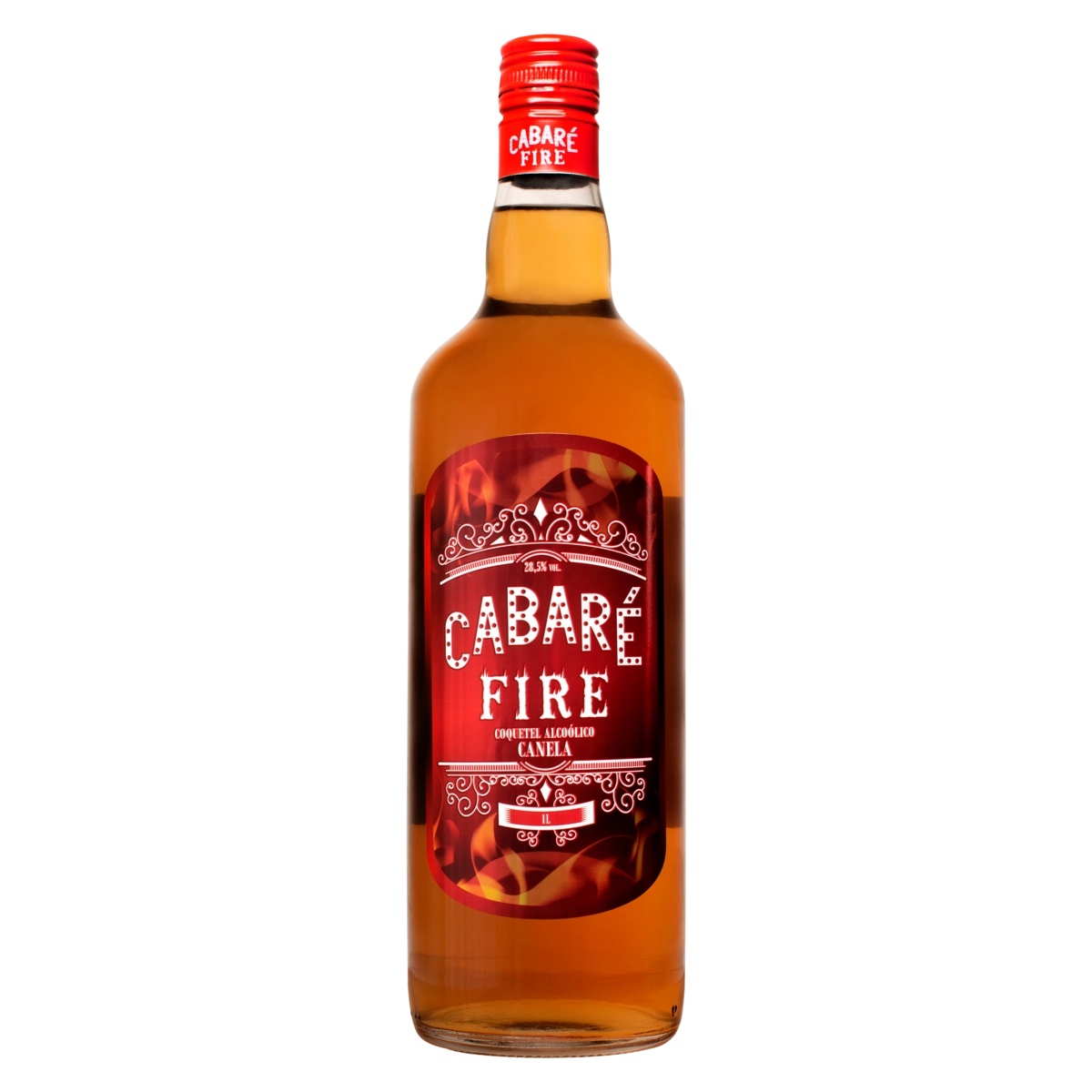 Coquetel Alcoólico Canela Cabaré Fire Garrafa 1l