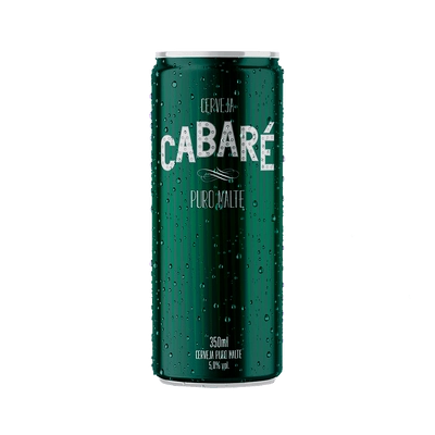Cerveja Puro Malte Cabaré Lata 350ml