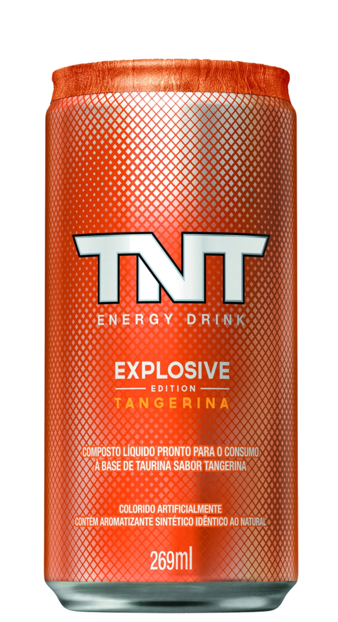 Energético Tangerina Zero Açúcar Tnt Lata 269ml