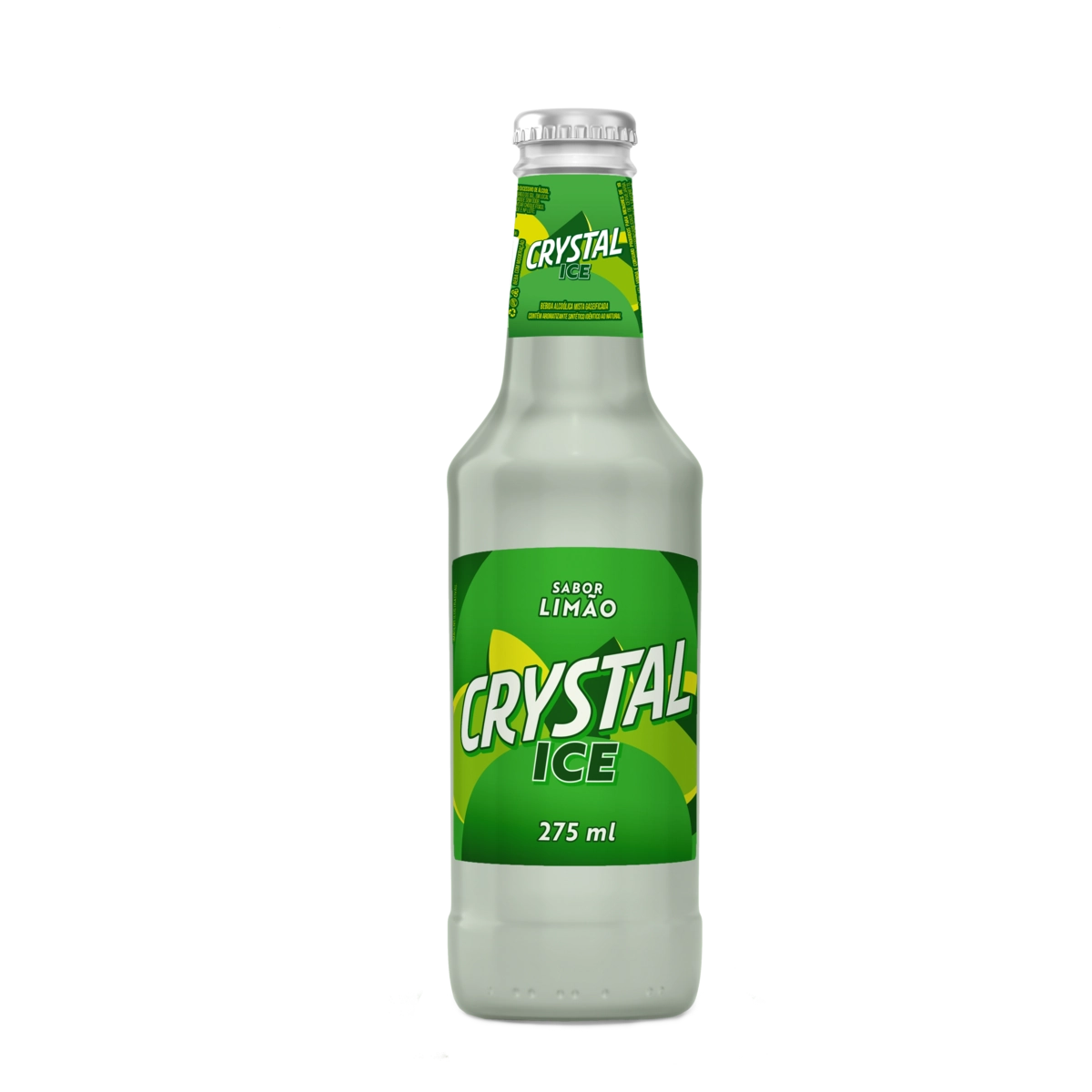 Bebida Mista Alcoólica Gaseificada Limão Crystal Ice Garrafa 275ml