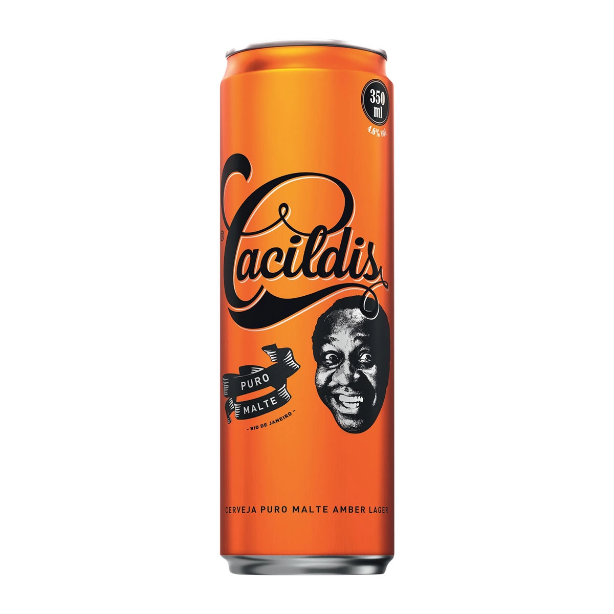 Cerveja Amber Lager Puro Malte Cacildis Lata 350ml