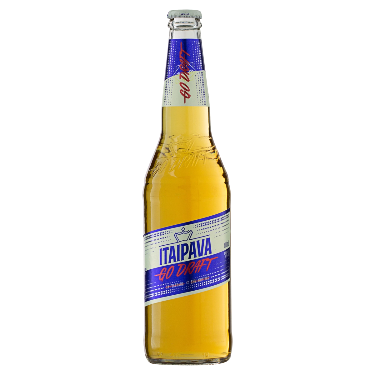 Cerveja Pilsen Go Draft Itaipava Garrafa 600ml