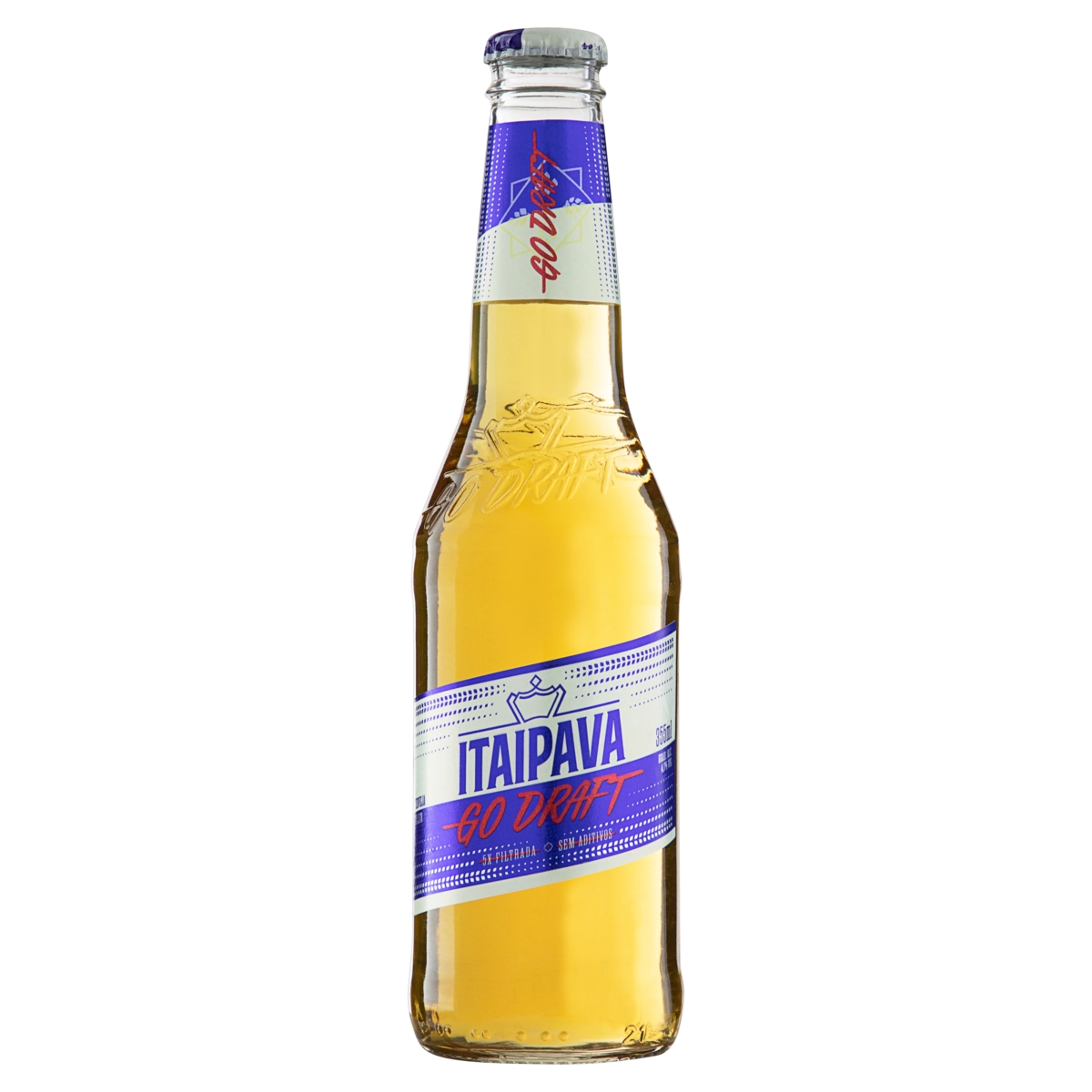 Cerveja Pilsen Go Draft Itaipava Garrafa 355ml