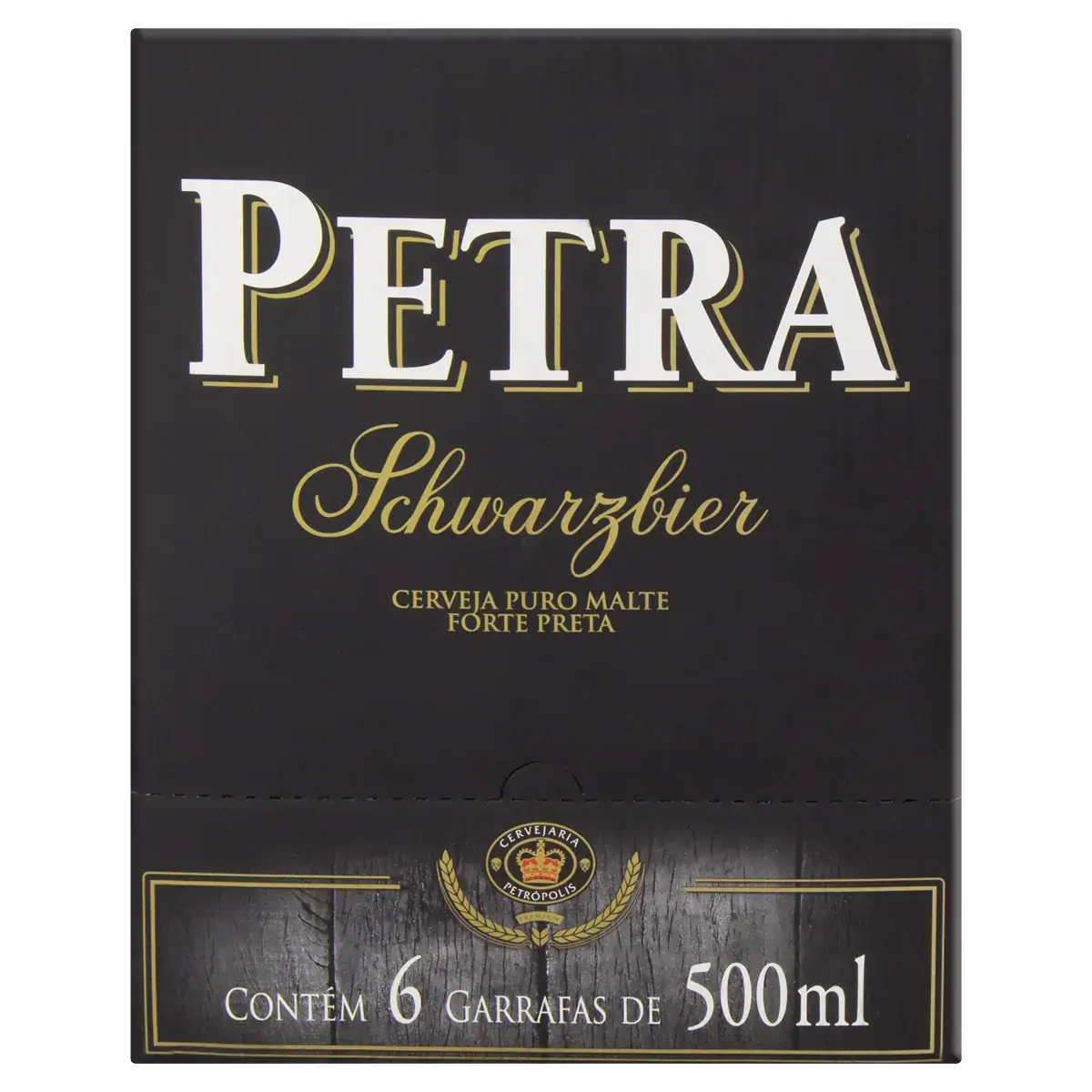 Cerveja Schwarzbier Puro Malte Petra Premium Garrafa 500ml