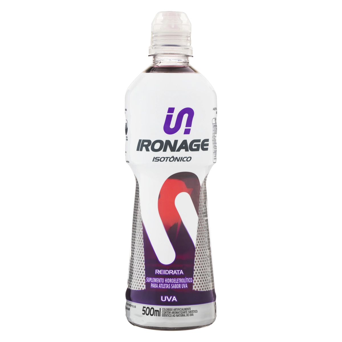 Isotônico Uva Ironage Squeeze 500ml