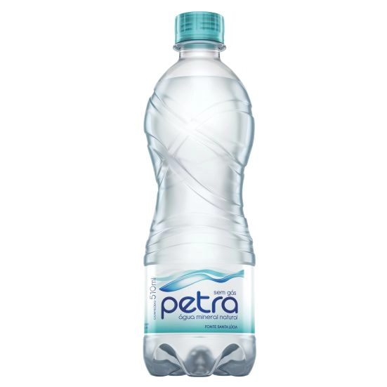 água Mineral Natural Sem Gás Petra Garrafa 510ml
