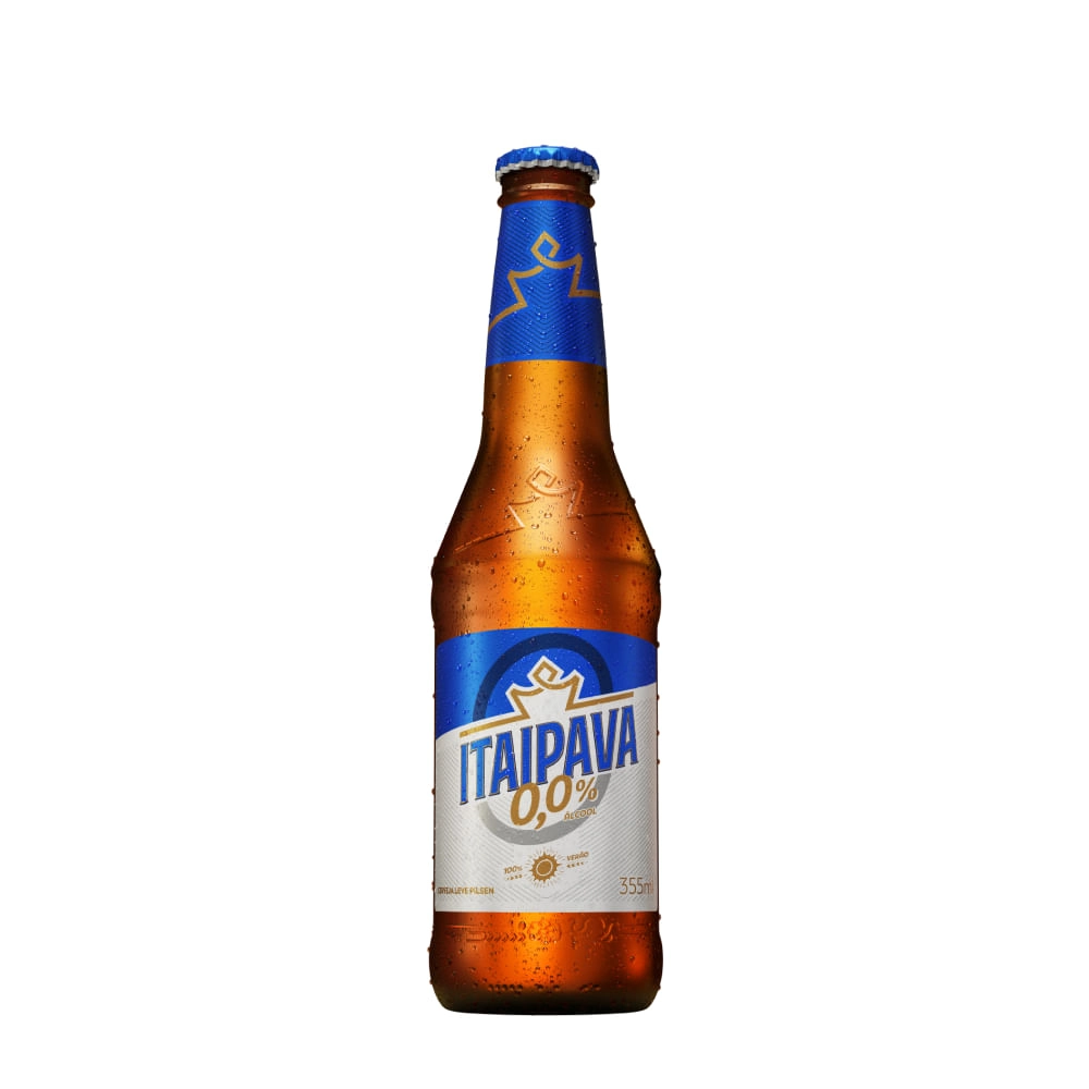 Cerveja Pilsen Zero álcool Itaipava Garrafa 355ml