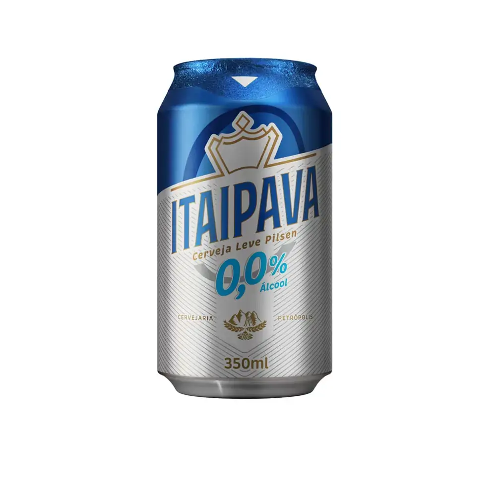 Cerveja Pilsen Zero álcool Itaipava Lata 350ml