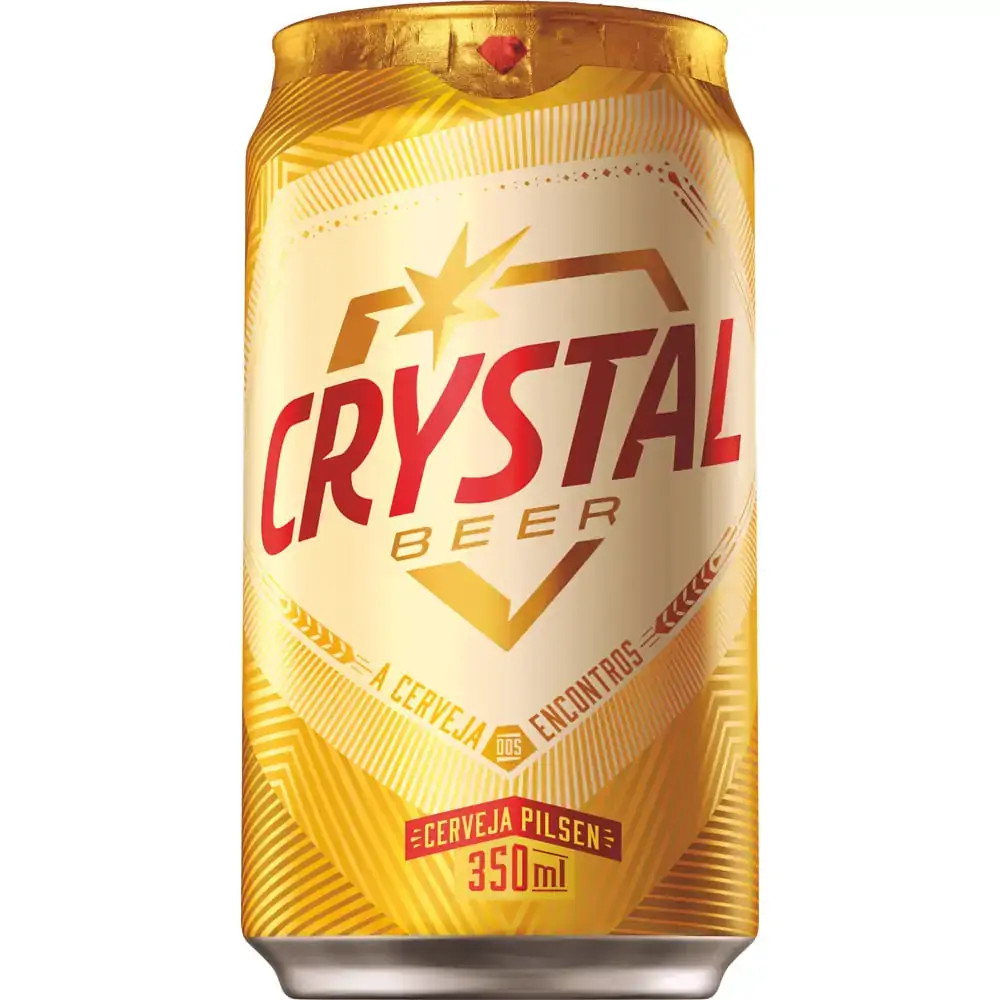 Cerveja Pilsen Crystal Lata 350ml