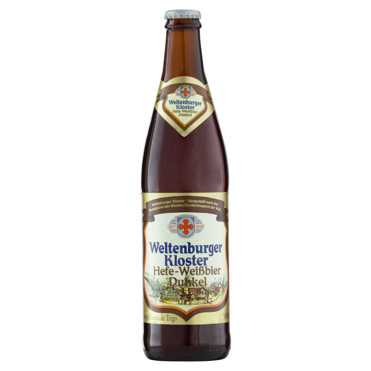 Cerveja Hefe Weissbier Dunkel Weltenburger Kloster Garrafa 500ml
