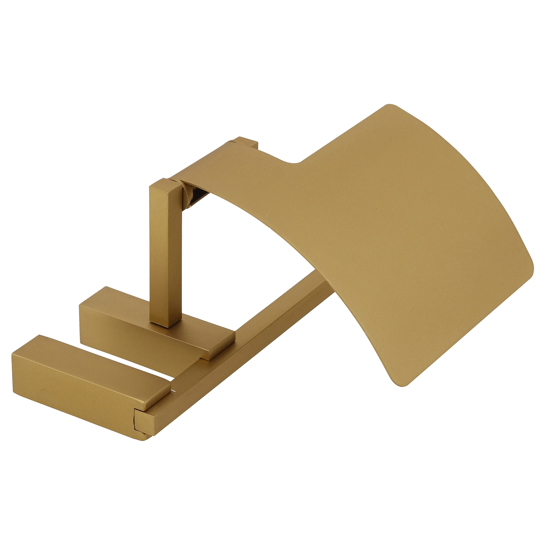 Porta Papel Higiênico Metal Simples Gold Quartzo Fani