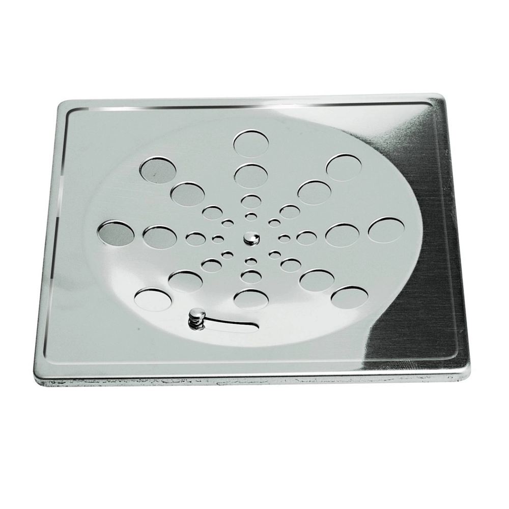 Grelha Quadrada Aço Inox C/ Caixilho E Fecho 10x10 1913 Fani