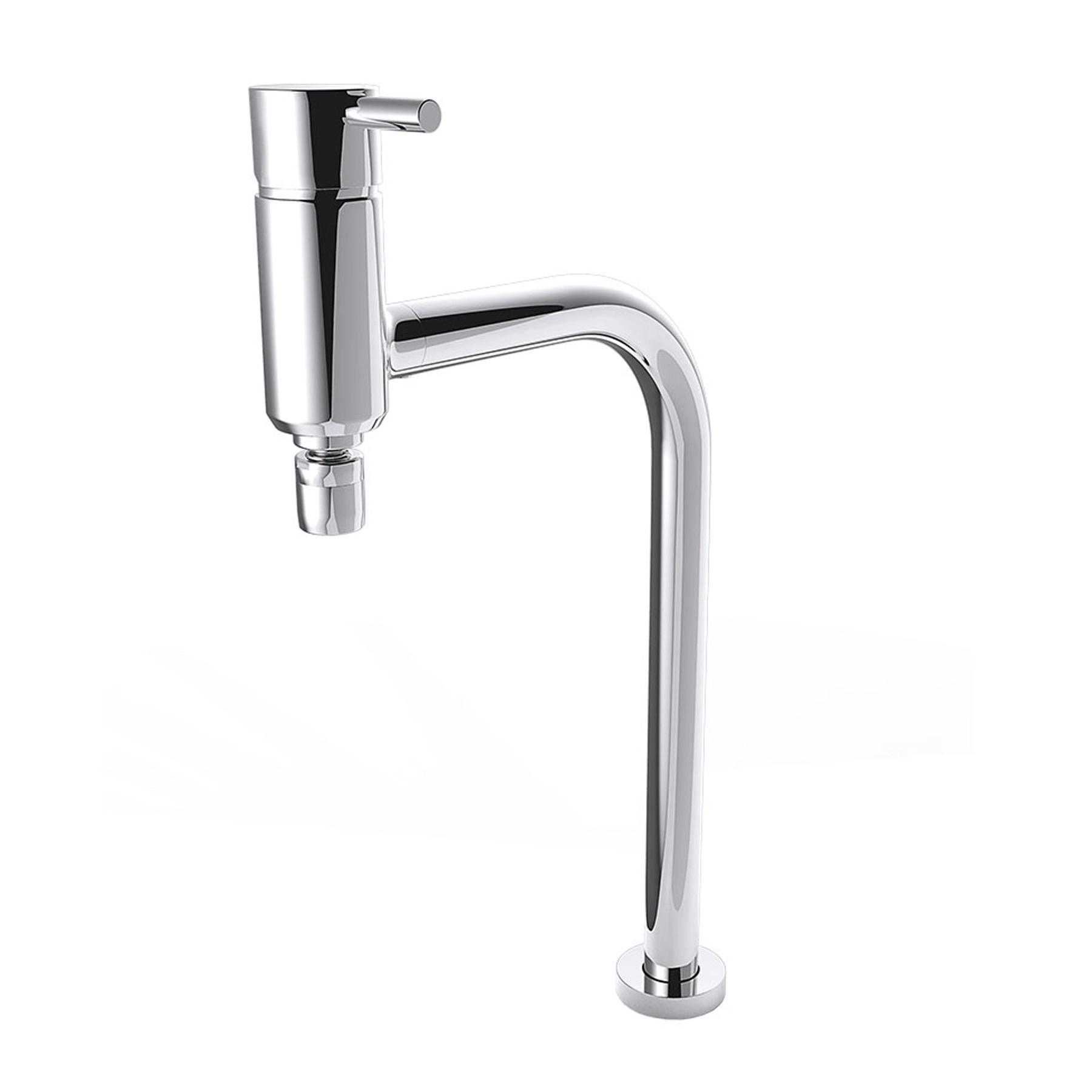 Torneira Monocomando de Pia para Cozinha com Bica Alta Cromada Slim Fani