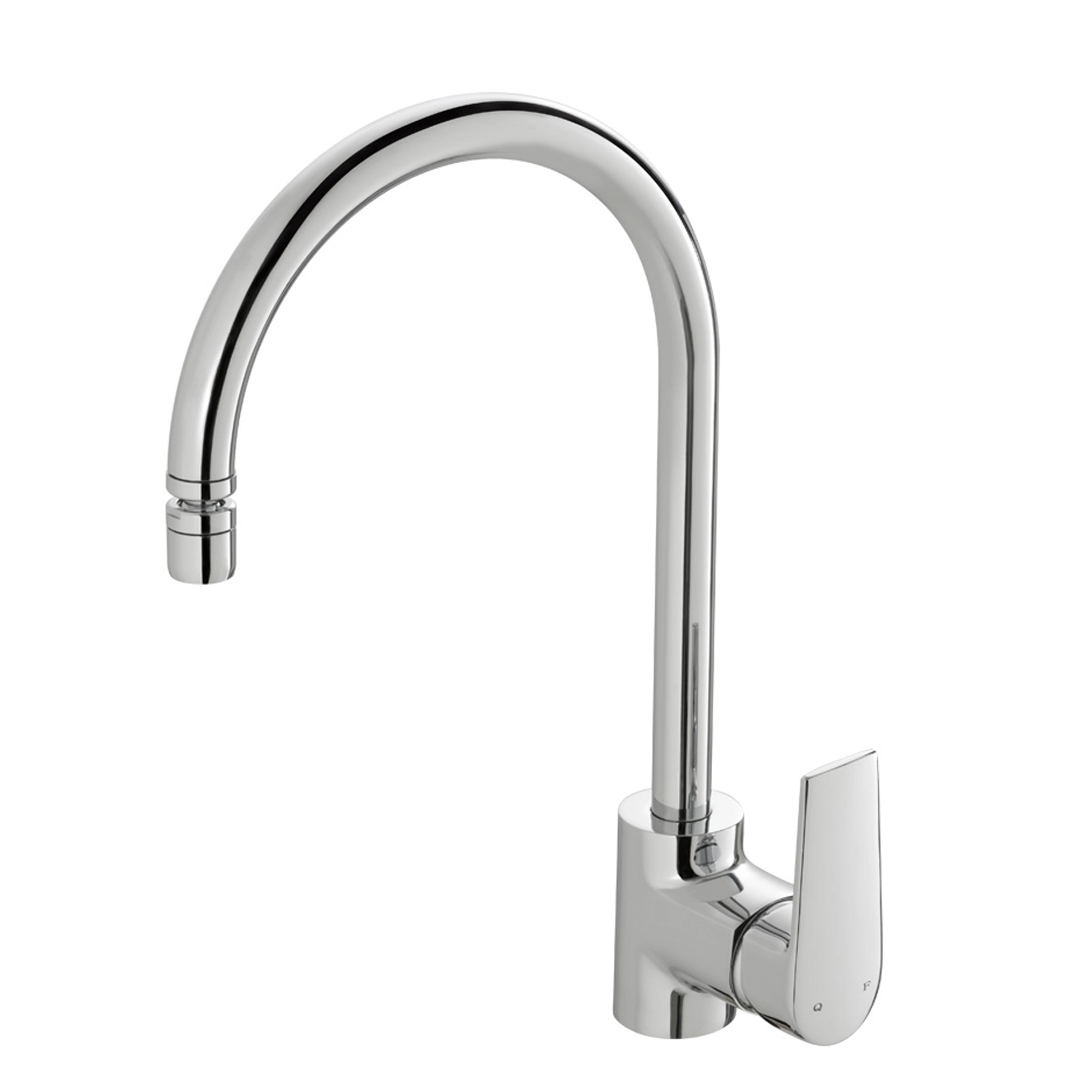 Torneira Monocomando de Pia para Cozinha com Bica Alta Cromada Bold Fani
