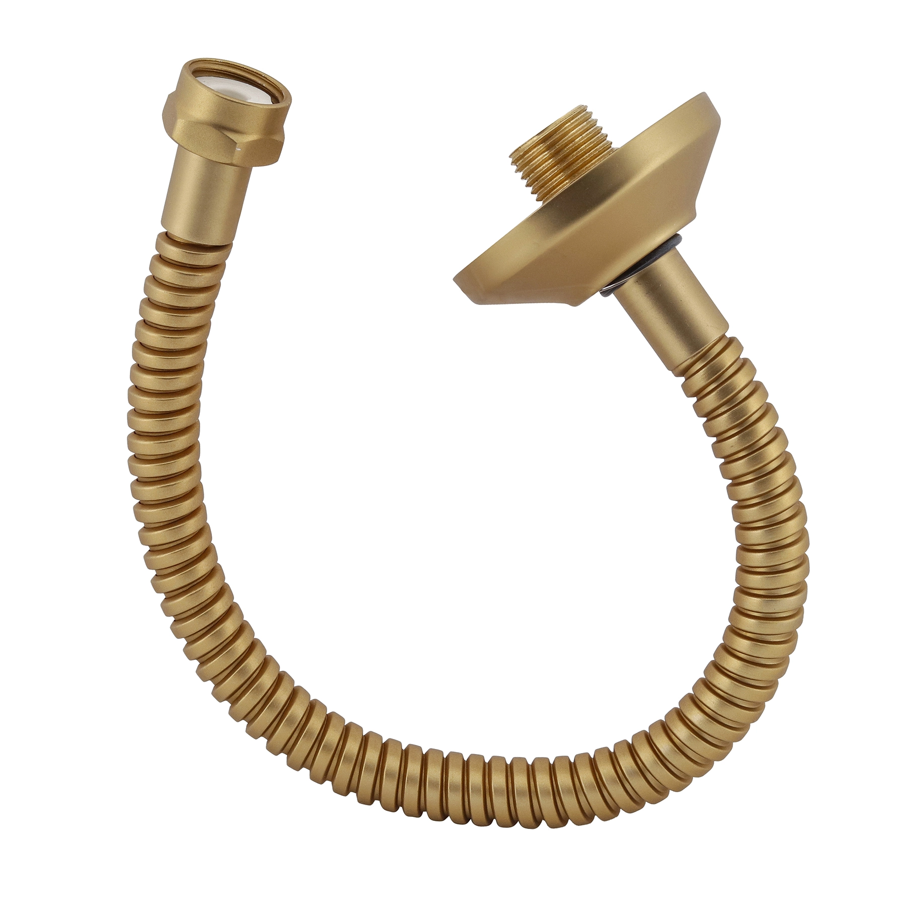 Mangueira Flexível para Água 1/2" 40cm Dourada Fosca Fani