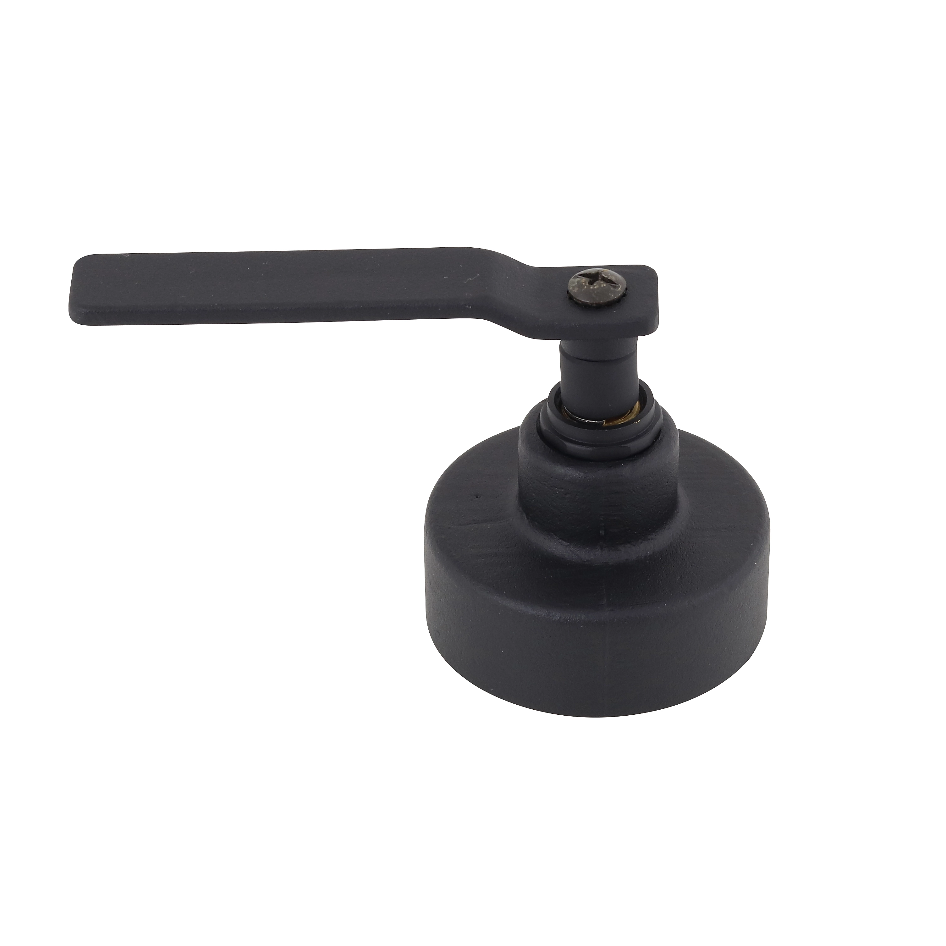 Acabamento para Registro Padrão Deca Pequeno Preto Fosco Industrial Haste Fani