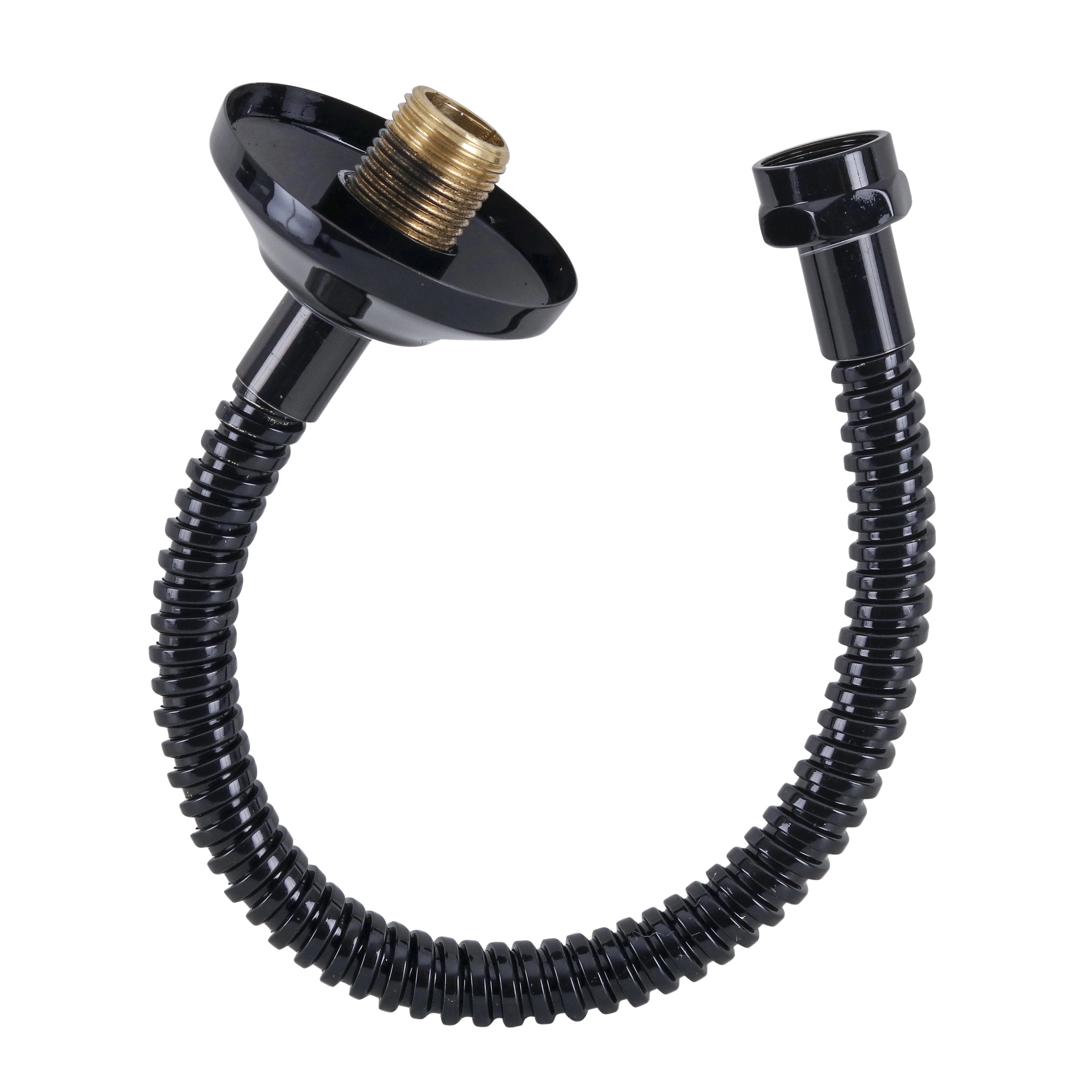 Mangueira Flexível para Água 1/2" 40cm Preta Brilhante Fani